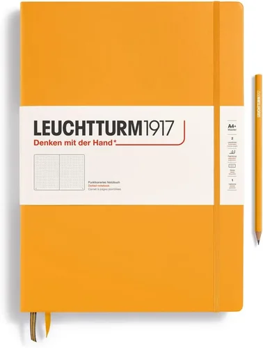 Miniatura 12 de LEUCHTTURM1917 - Cuaderno de tapa dura Master Classic A4+ - 235 páginas numeradas para escritura y diario (negro, a rayas)