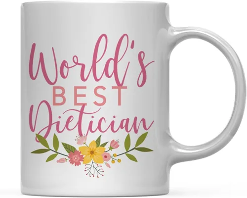 Miniatura 7 de Andaz Press Taza de café de 11 oz, regalo de broma de la mejor abbuela del mundo, diseño floral, paquete de 1