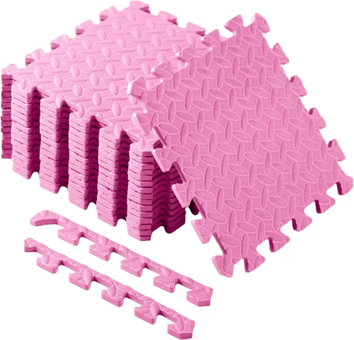 Shihanee 16 piezas de baldosas de espuma para suelo de bebé de 11.81 x 11.81 pulgadas, alfombrillas de espuma para suelo, alfombrillas de juego a