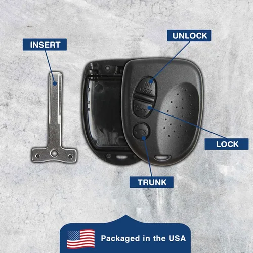 Miniatura 6 de KeylessOption Funda para llave de coche con control remoto sin cortar para Pontiac GTO