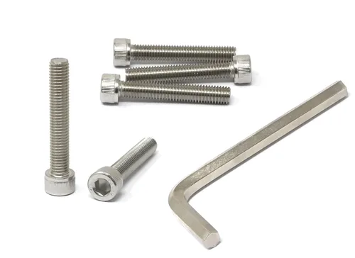 Miniatura 157 de iexcell 25 piezas M4 x 60/65/70/75/3.150 in paso de rosca 0.028 in acero inoxidable 304 cabeza hexagonal Tornillos Tornillos surtido Kit