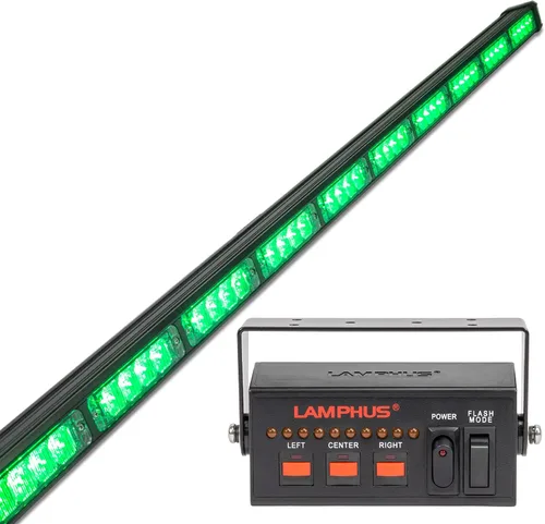 Miniatura 13 de LAMPHUS SolarBlast SBLS104 barra de luces LED de alerta de emergencia e indicación de tránsito, 47 pulgadas, 40 W - ÁMBAR AZUL, ámbar / blanco