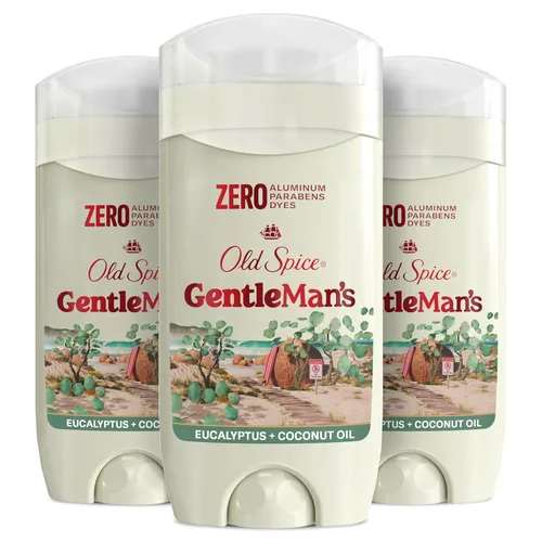 Miniatura 13 de Old Spice GentleMan's - Desodorante de tacto seco sin aluminio para hombres, frescura duradera 24/7, suave para la piel con acondicionadores