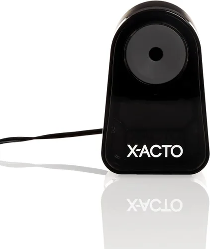 Miniatura 7 de X-ACTO Sacapuntas, Sacapuntas Eléctrico Mighty Mite, con Pencil Saver®, motor SafeStart®, color negro, 1 unidad, para el hogar, oficina, escuela