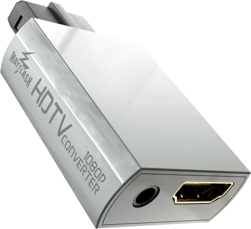 MAYFLASH Adaptador N64 a HDMI N64 Gamecube SNES SFC a HDMI Convertidor 1080P para Full HD Converter con conector de audio de 0.138 in Salida HDMI