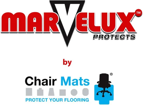 Miniatura 8 de Marvelux Alfombrilla de policarbonato resistente para silla de oficina para suelos de madera dura de 47 x 53 pulgadas Protector de piso duro