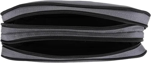Miniatura 11 de Klein Tools Bolsa de herramientas, compartimentos dobles, organizador de bolsas de herramientas de alta resistencia, bolsa multiusos Gris