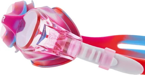 Miniatura 3 de TYR Swimple Tie-Dye Kids' Swim Goggles Rosa/blanco
