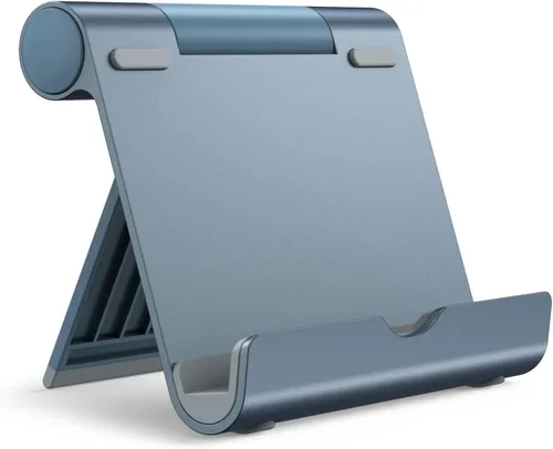 Miniatura 9 de JETech Soporte para Tablet, Soporte de Escritorio Portátil Ajustable, Base Plegable para iPad/iPad Pro/Air/Mini, Galaxy Tab A8/A7 Lite/A7/S8/S7