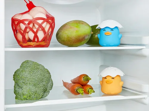 Miniatura 6 de Duck Refrigerator - Soporte desodorante de bicarbonato de sodio, absorbente de olores y eliminador (azul)