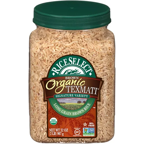 Miniatura 11 de RiceSelect Arroz Arborio orgánico, arroz risotto, sin gluten, sin OMG, 32 onzas (paquete de 4 frascos)