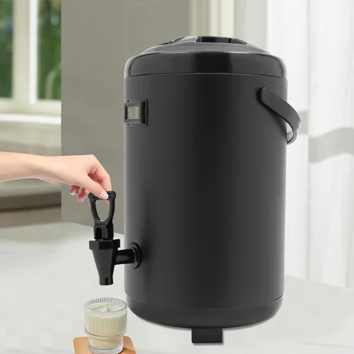 Miniatura 12 de Dispensador de bebidas calientes, dispensador de bebidas con aislamiento de acero inoxidable, dispensador de bebidas frías y calientes
