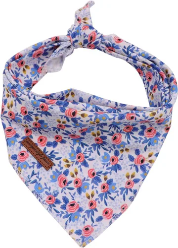 Miniatura 24 de Unique Style Paws Bandanas para perros, 1 unidad, lavables, de algodón, triangular, para otoño, con margaritas de abeja, para perros y gatos