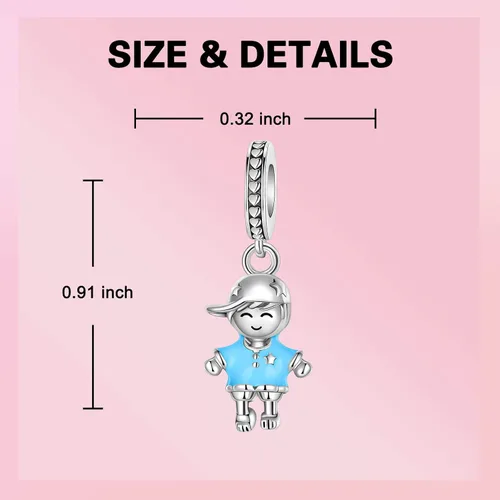 Miniatura 74 de Abalorios de plata de ley 925 con letras de la A ~ Z, para pulseras, collares, Día de San Valentín, Día de la Madre, joyería regalos para mujeres