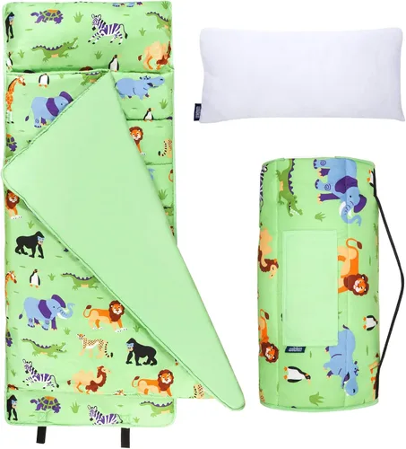 Miniatura 9 de Wildkin Tapete infantil de microfibra para siesta con almohada para niños y niñas, tapete suave y acogedor para guardería, preescolar, jardín