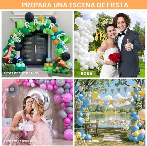 Miniatura 5 de gegemaoyi 1000 Piezas Puntos de Pegamento Transparentes para Globos Adhesivo Removible Puntos Adhesivos de Doble Cara Cinta de Puntos de Pegamento