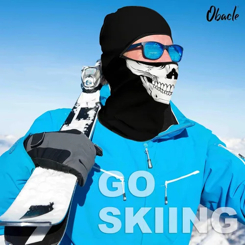 Miniatura 25 de Obacle Pasamontañas para hombres y mujeres, para invierno, clima frío, esquí, ciclismo, caza