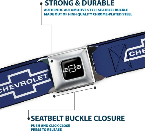 Miniatura 6 de Buckle-Down Cinturón de seguridad para hombre Chevy Wch043