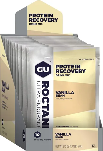 Miniatura 7 de GU Energy Roctane Ultra Endurance - Mezcla de bebida de recuperación de proteínas, sin gluten y productos lácteos Kosher, apoyo de recuperación