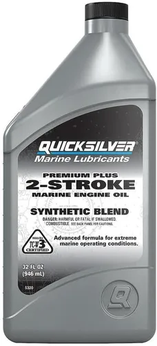 Miniatura 7 de Quicksilver Premium Plus - Aceite de motor marino de mezcla sintética de 2 tiempos, 1 galón