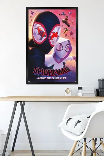 Miniatura 6 de Marvel Spider-Man: Across The Spider-Verse - Póster de pared de una hoja, 34 pulgadas de largo x 22.4 pulgadas de ancho, versión enmarcada en negro