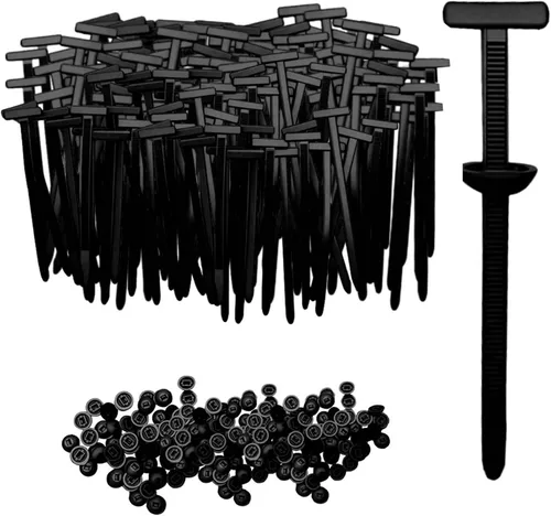 Miniatura 11 de Hebilla universal de nailon para ataduras de cables, hebilla de sujeción de cables, clip estilo brida, clips de bridas automotrices para 20PZAS