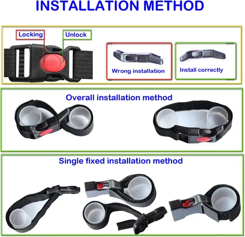 Miniatura 6 de Cerradura de despensa para puerta francesa, para refrigerador, armarios, caravana, brida de cables, los mejores regalos para productos de seguridad