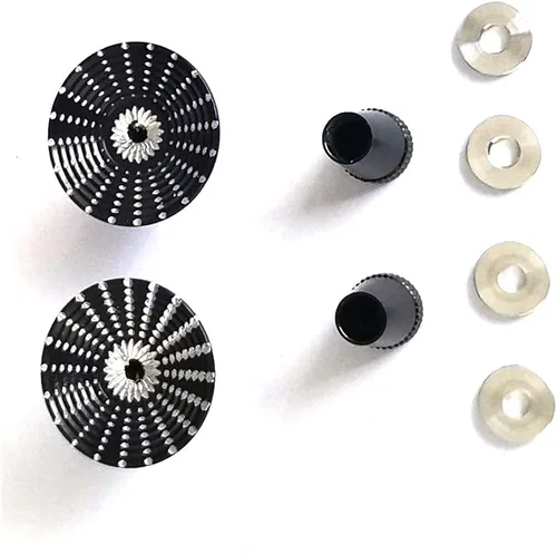 Miniatura 3 de DEVMO Negro Compatible con Fu-taba/Spek-Trum DX5i DX6 DX6i DX7S DX8 DX9 / Tar-anis X9D Transmisor de paraguas Gimbal Sticks Extremos RC Products