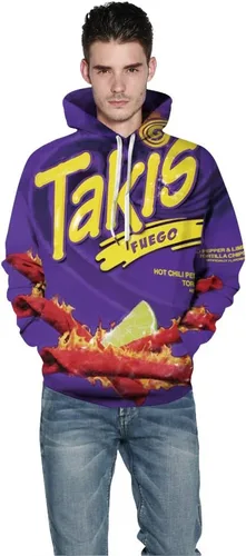 Miniatura 3 de Sudaderas con capucha con capucha con estampado 3D