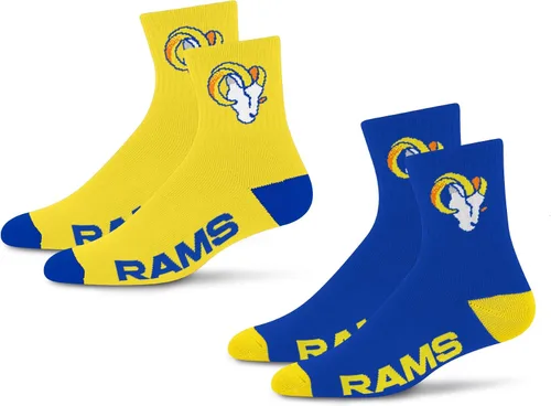 Miniatura 29 de For Bare Feet Calcetines quarter NFL unisex para adultos