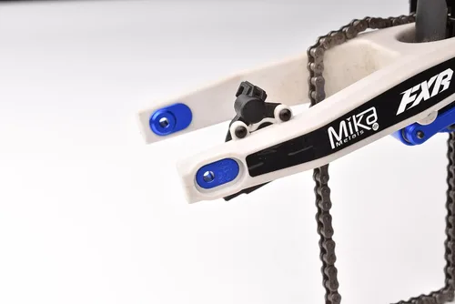 Miniatura 2 de Aluminio 7075-T6 Cadena Ajustador De Tensión Conjunto Para LOSI 1:4 Promoto-MX Motocicleta Dirt Bike RTR LOS06000 LOS06002 Actualizaciones - Azul