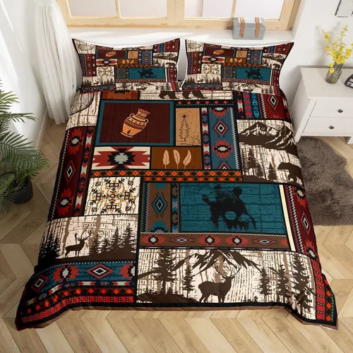 Miniatura 44 de Juego de funda de edredón de pingüinos de dibujos animados para niños, tamaño King, bonito juego de ropa de cama de animales de poste ártico