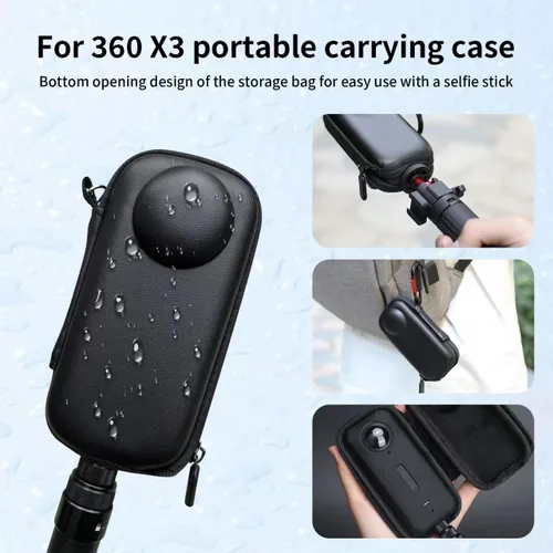 Miniatura 5 de JasonMighty para Insta360 X3 Kit de accesorios de protección Camera Case,Silicone Cover,Lens Guards,Screen Tempered Glass ,Provide full camera