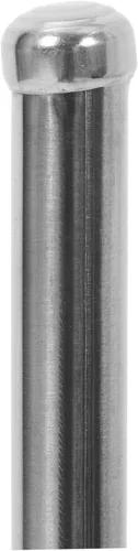 Miniatura 3 de Angoily Recogedor de metal de acero inoxidable, mango largo, recogedor de cocina para garaje, hogar y patio, accesorios de barrido para el hogar