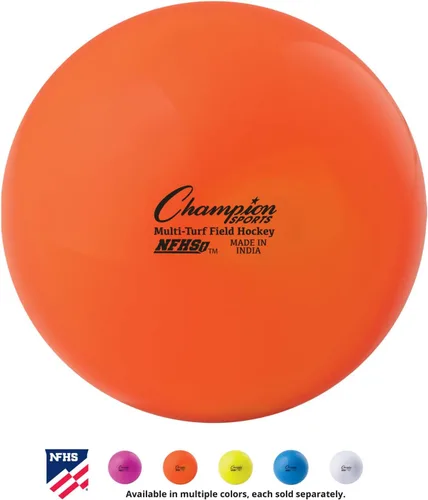Miniatura 5 de Champion Sports Pelotas de hockey sobre césped – aprobadas por NFHS, pelotas reguladoras de alta visibilidad, paquete de 12