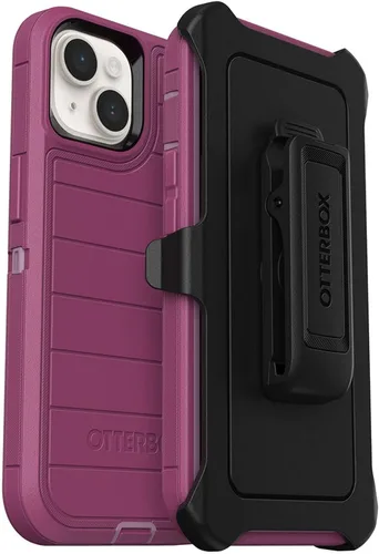 Miniatura 8 de Funda OtterBox Defender Series Edición Sin Pantalla para iPhone 14 e iPhone 13 (Solamente) - Clip de Funda Incluido - Protección de Defensa Negro