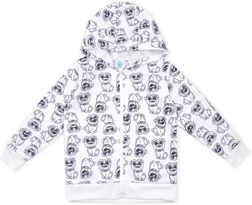 Miniatura 3 de Disney Conjunto de 2 piezas con capucha y sudadera con capucha para cachorros y perros color blancoazul Blanco
