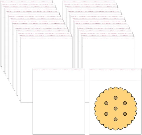 Miniatura 11 de Bolsas de celofán autoadhesivas transparentes de 3 x 5 pulgadas, 300 bolsas de polietileno OPP de cristal de 2 mil para galletas, aperitivos, 1000ct