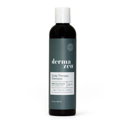 Dermazen Champú limpiador de terapia del cuero cabelludo para tipos de piel de dermatitis seborreica | Reduce visiblemente la descamación y alivia