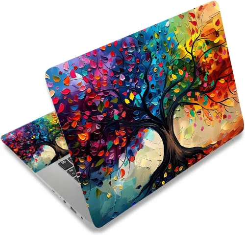 Miniatura 33 de Adhesivo para laptop de 12.1-15.6 pulgadas, calcomanía reutilizable universal de vinilo para laptop, protector de arte impermeable en color panal