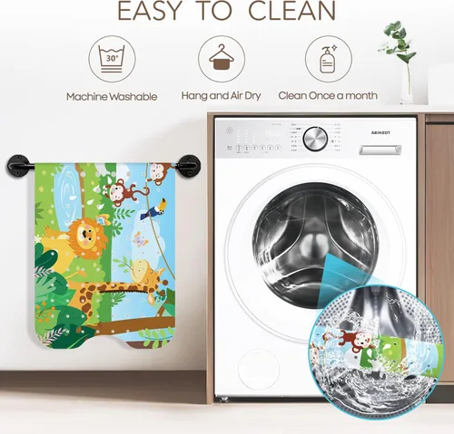 Miniatura 6 de SHUCHING - Tapete de baño para bebé antideslizante de 40 x 16 pulgadas, tapete de baño antideslizante para niños, tapete de ducha para niños Animal