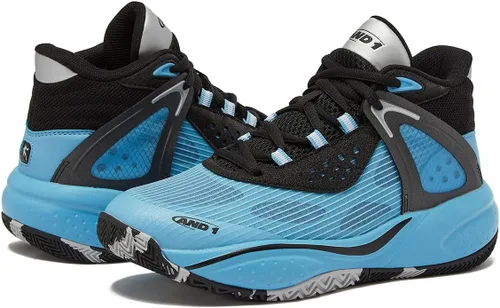 Miniatura 6 de AND1 Revel Mid - Tenis de baloncesto para niños y niñas, tenis de baloncesto para jóvenes, talla 1 a 7 para niños pequeños y grandes