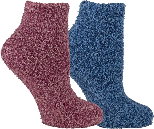 Dr. Scholl's Calcetines relajantes de spa de corte bajo para mujer - Infundidos con lavanda y vitamina E - 2 y 3 pares - Agarres en la suela