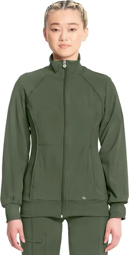 Miniatura 28 de Infinity by Cherokee 2391A - Chaquetas médicas con cremallera frontal para mujer, tela elástica en 4 direcciones