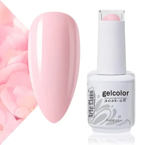 Miniatura 12 de Arte Clavo Pearlescent Nude Gel Nail Polish 15ml - HEMA Free Soak off UV LED Nail Gel for Manicure, DIY Nail Art, Home Salon Use 11029