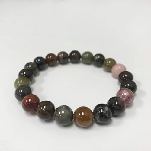 Miniatura 521 de Gem Avenue Handmade Round Bead Stretch Bracelet Unisex Natural Stone Beaded Jewelry for Men & Women, Elastic Wristband for Daily Wear