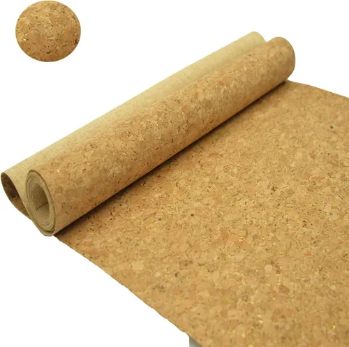 Miniatura 17 de SorenCut Tela de corcho por yarda, tela de corcho para coser con superficie de café negro, 12 x 52 pulgadas más grande para manualidades, cortar