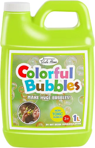 Miniatura 14 de Solución concentrada de burbujas Lulu Home, repuesto de 1 L/33.8 onzas para máquinas de burbujas, varitas gigantes y sopladores - hasta 2.5 galones