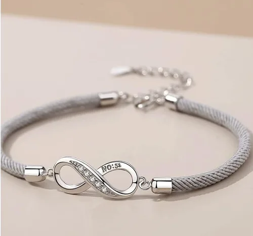 Miniatura 3 de VOYOMI Pulseras de promesa de cuerda para parejas, pulseras de amistad para dos, pulseras para mejores amigas, pulseras para parejas, regalos
