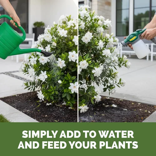 Miniatura 6 de Fertilizante Gardenia: alimento líquido para plantas para más flores, hojas verdes ricas y desarrollo de raíces más fuerte, 8 onzas
